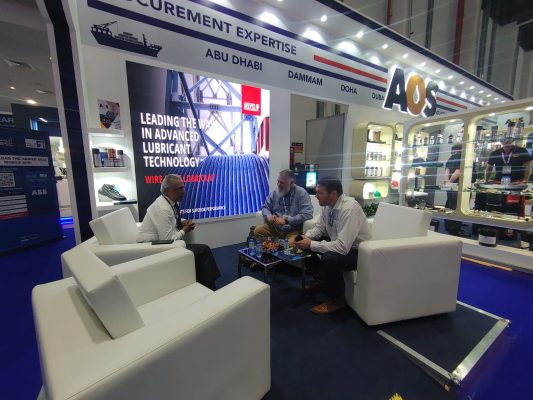 AOS at ADIPEC / industry event — frame 4